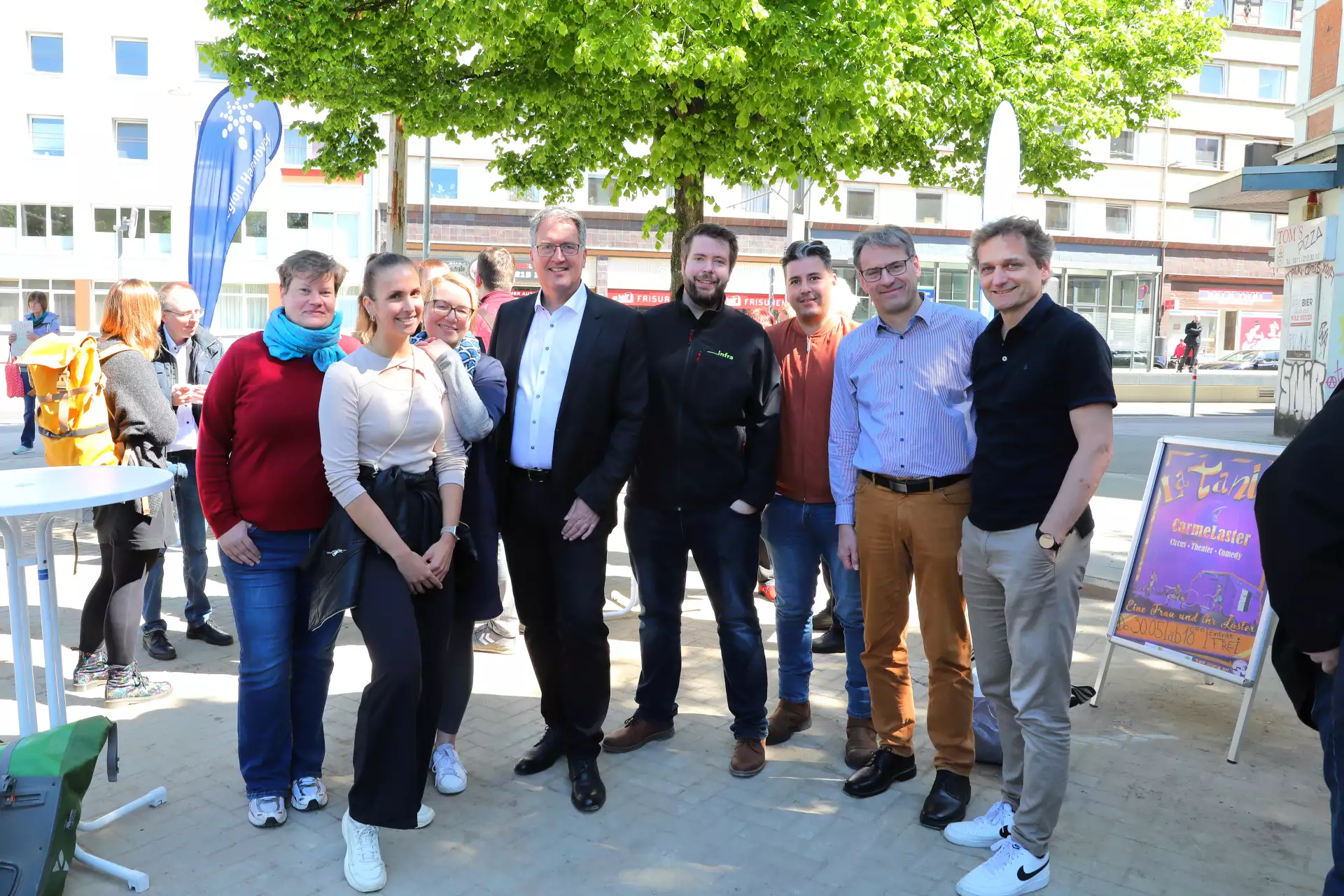 Eröffnung des Hochbahnsteigs 